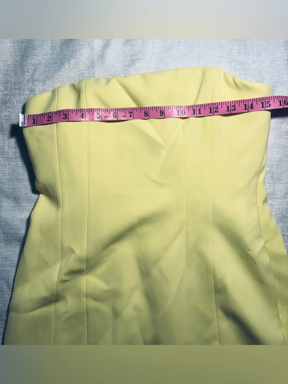 A.L.C. Strapless Elsie Mini Dress in Citrine, size 6, NWT - Picture 10 of 12